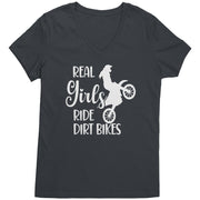 dirt bike women's t-shirts