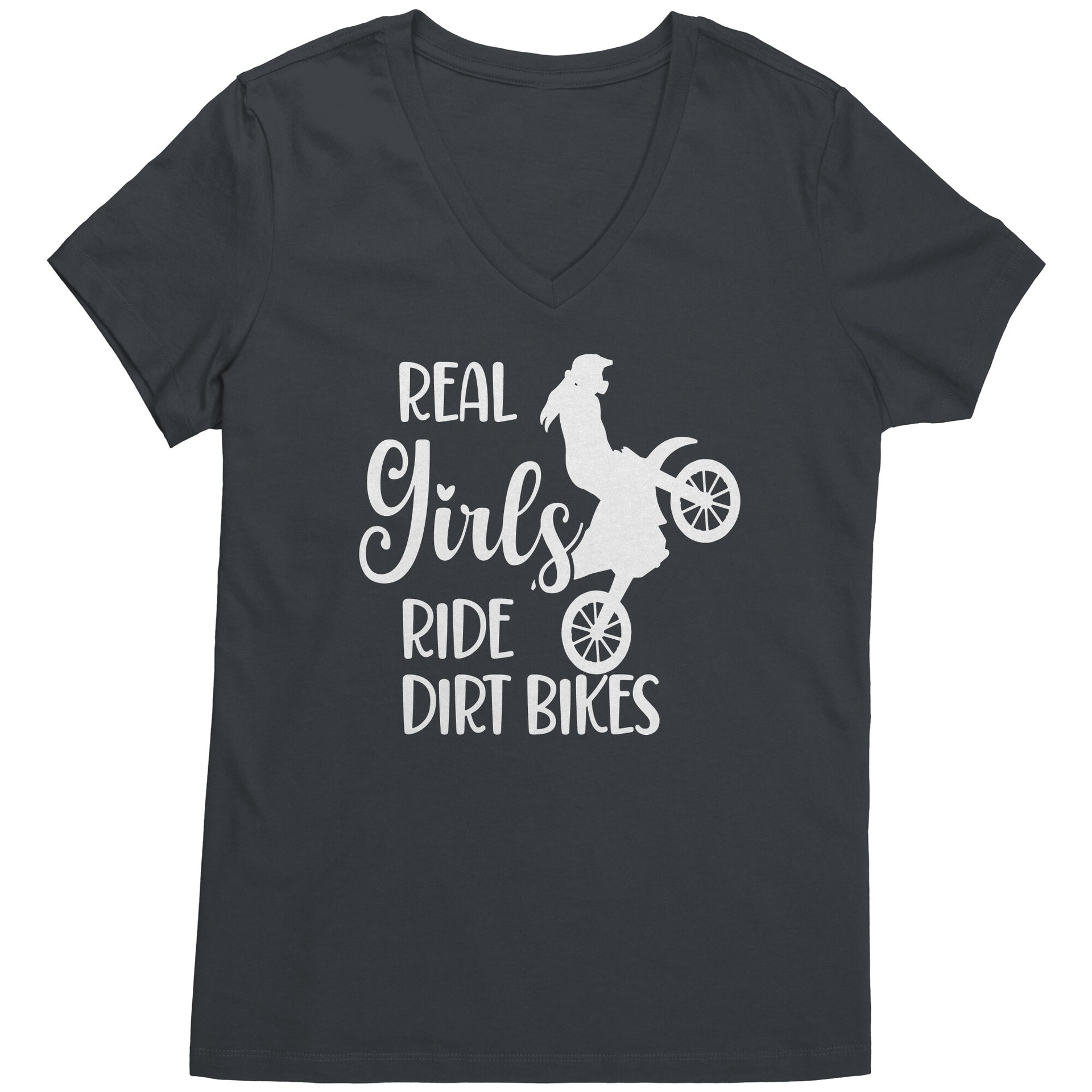 dirt bike women's t-shirts