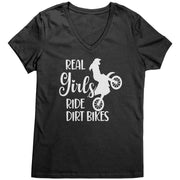 dirt bike women's t-shirts