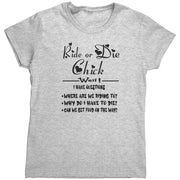 dirt bike women's t-shirts
