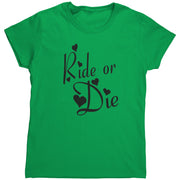 dirt bike women's t-shirts