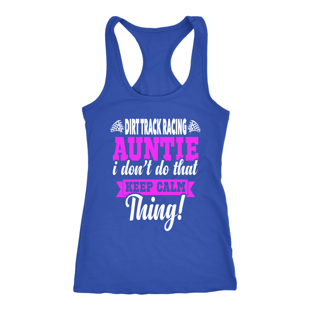 dirt racing auntie t-shirts