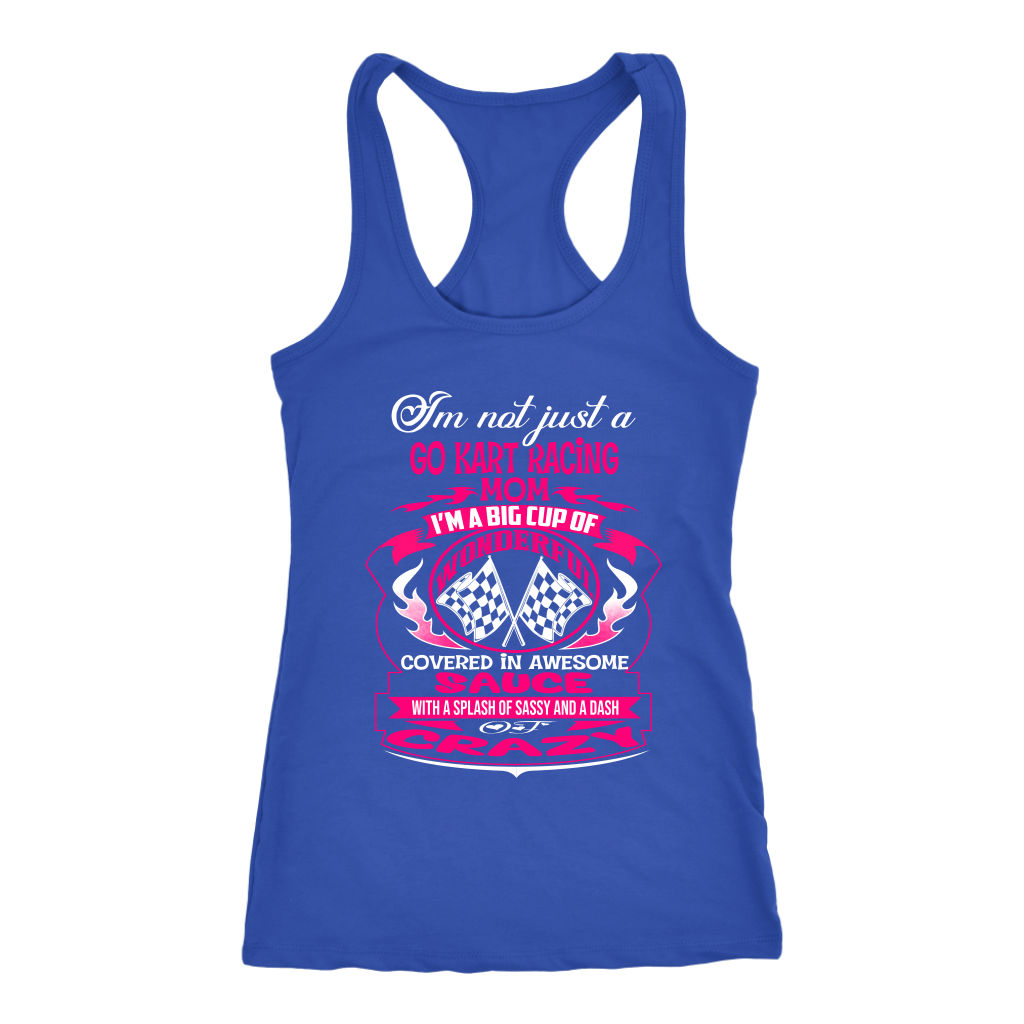 go kart racing mom t-shirts