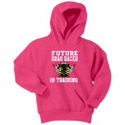 Future Drag Racer In Training Kids Tees