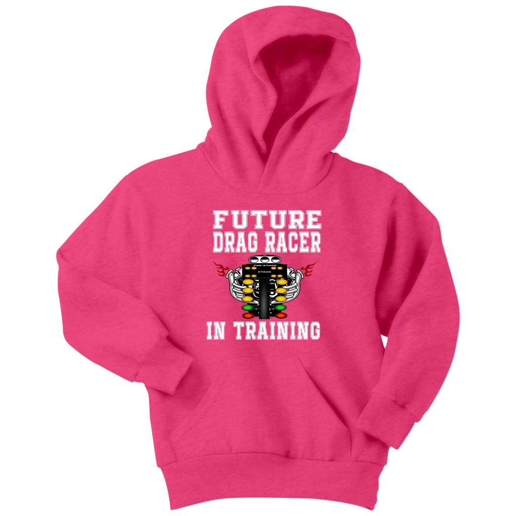 Future Drag Racer In Training Kids Tees