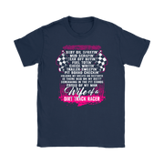 dirt track racing wife t-shirts