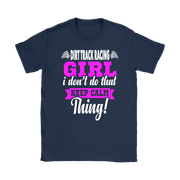 dirt track racing girl t-shirts