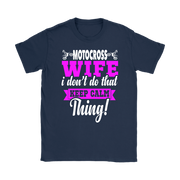 motocross wife t-shirts