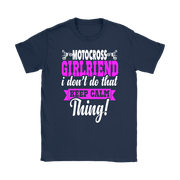 motocross girlfriend t-shirts
