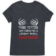 Drag racing women's t-shirts