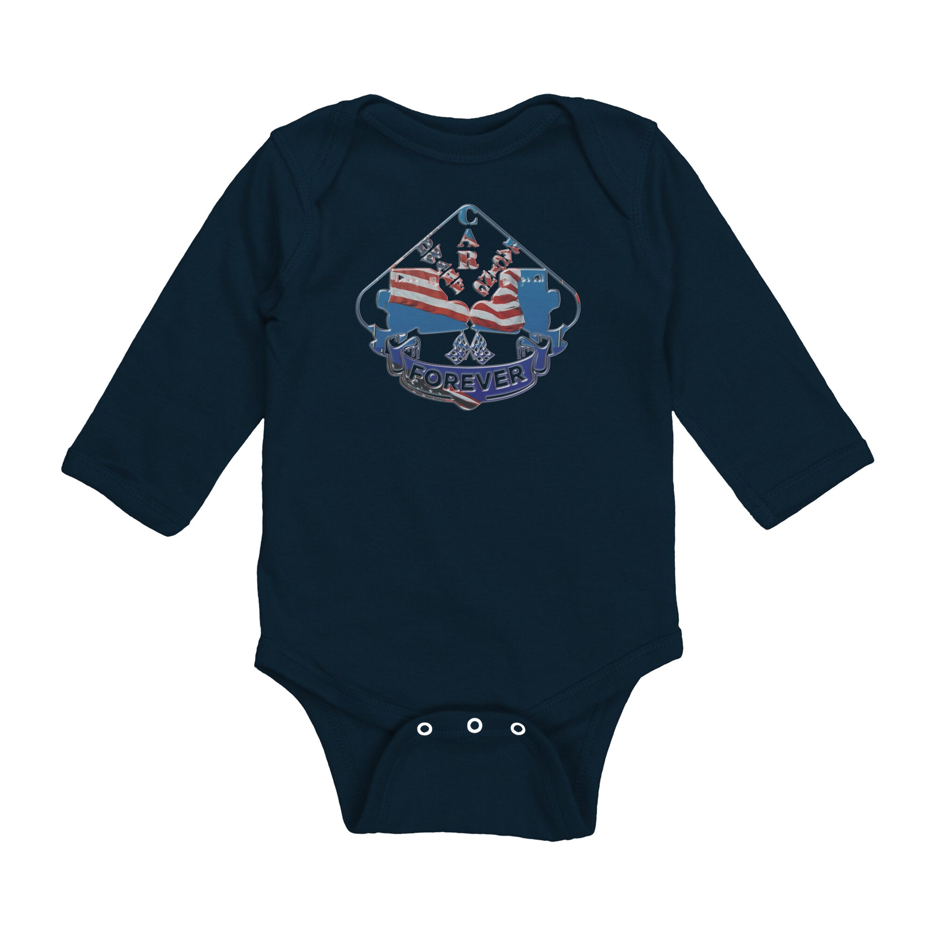 USA Dwarf Car Racing Forever Baby T-Shirts