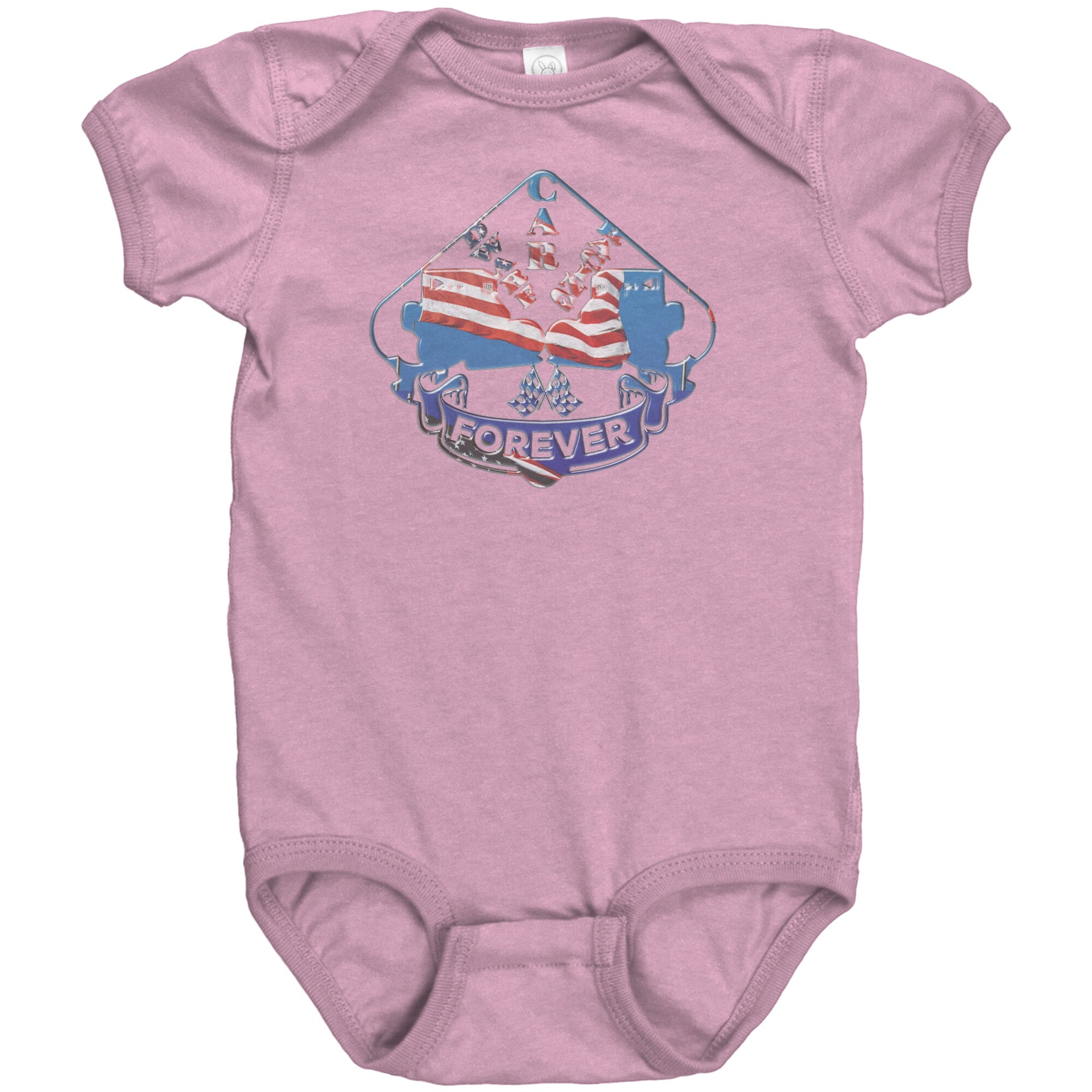 USA Dwarf Car Racing Forever Baby T-Shirts