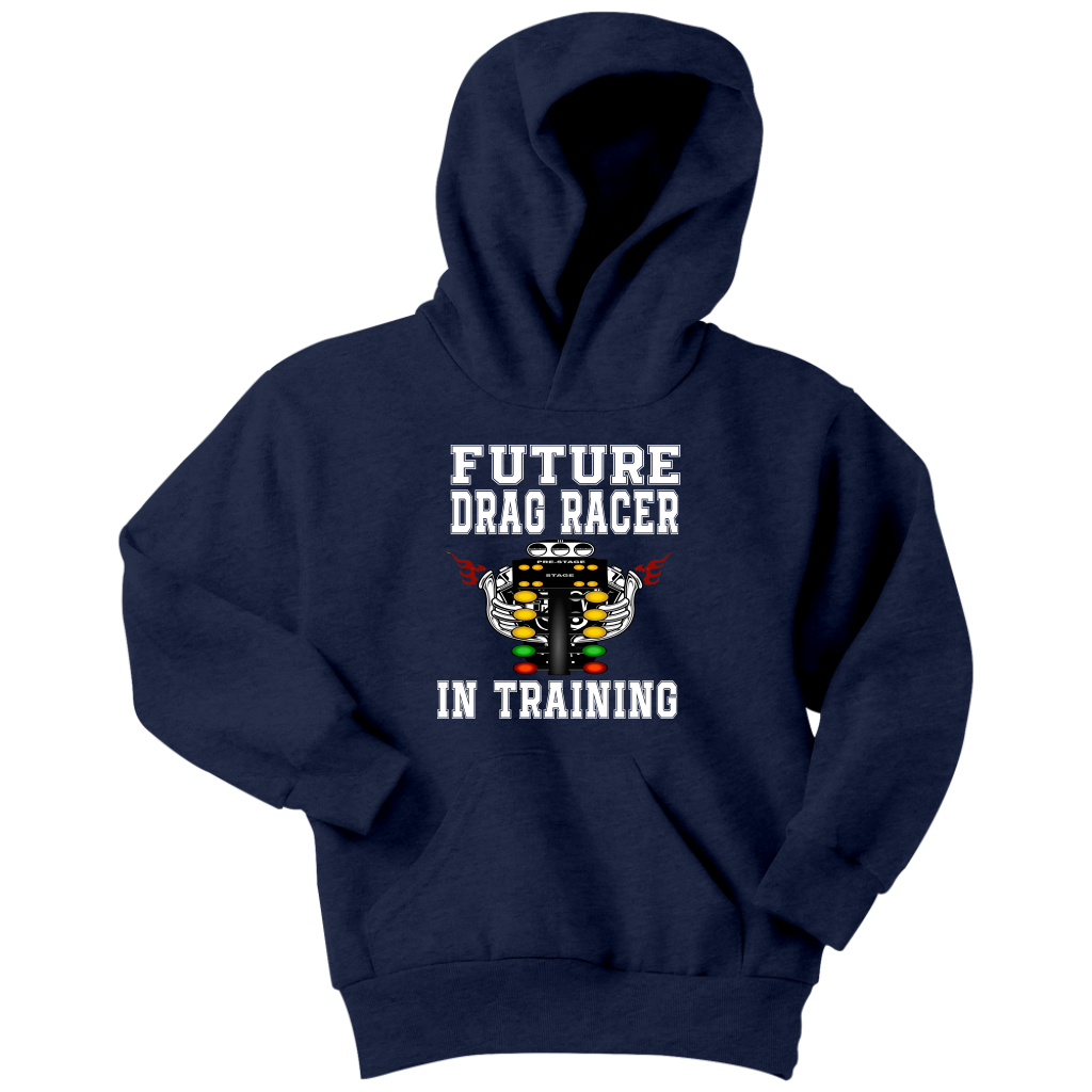 Future Drag Racer In Training Kids Tees