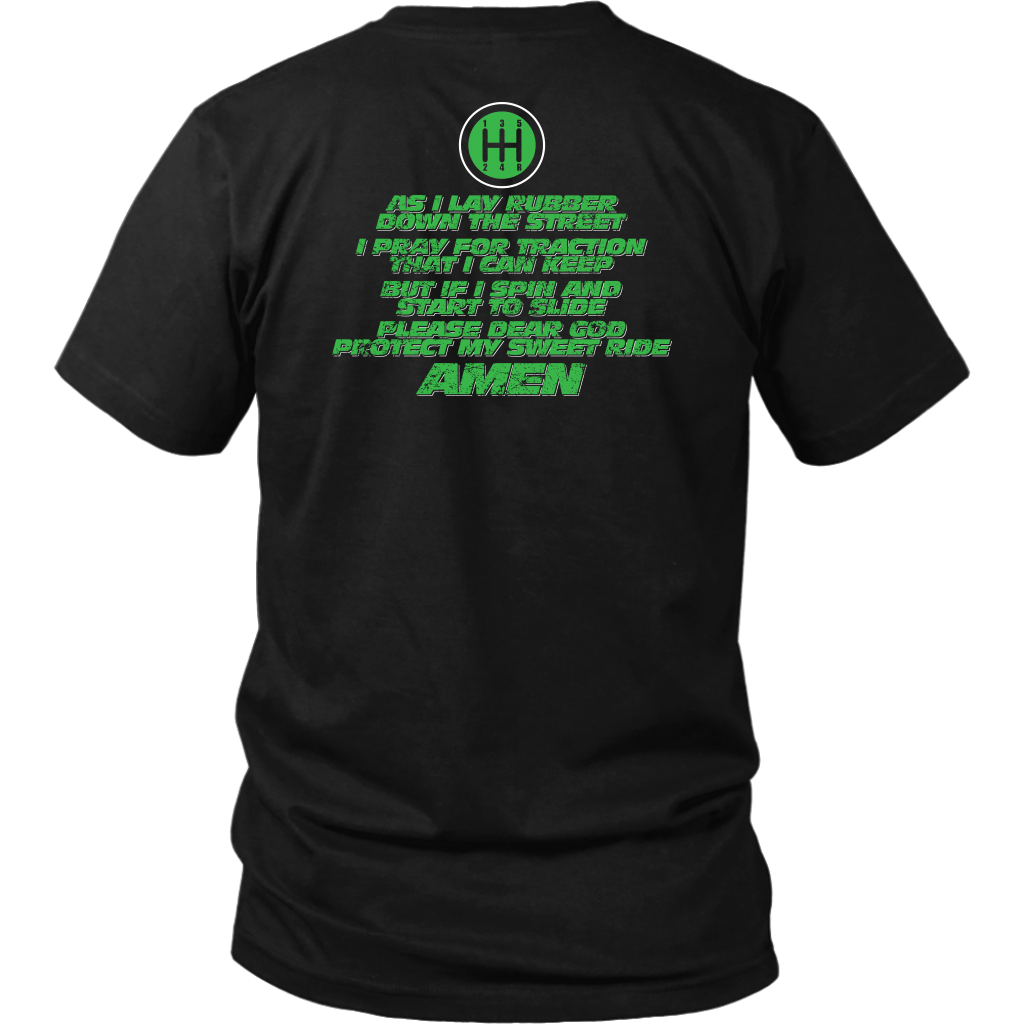 racing prayer t-shirt