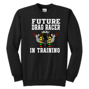 Future Drag Racer In Training Kids Tees