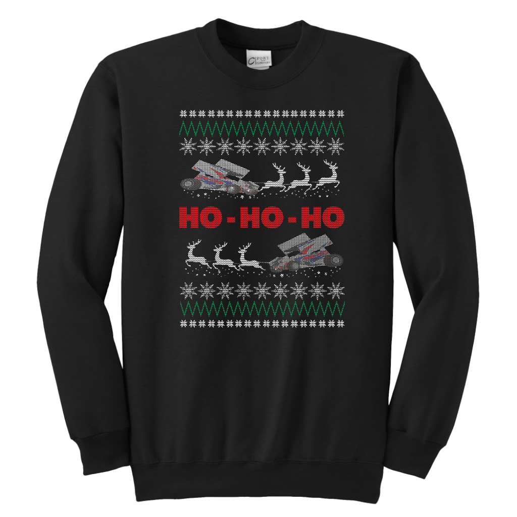 Sprint car ugly sweater