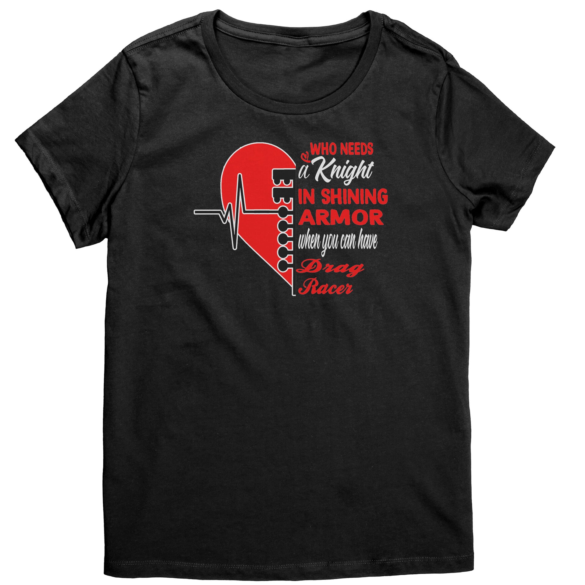 Drag racing women's t-shirts