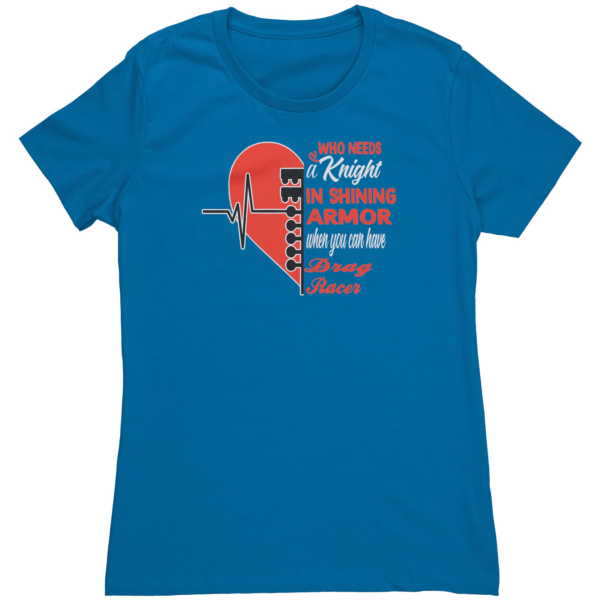 Drag racing women's t-shirts