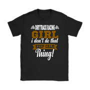 dirt track racing girl t-shirts