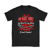 go kart racing aunt t-shirts