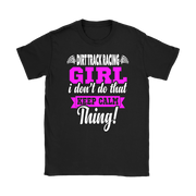 dirt track racing girl t-shirts