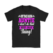 dirt racing auntie t-shirts
