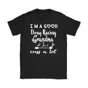 drag racing women's t-shirts