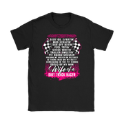 dirt track racing wife t-shirts