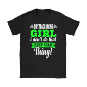 dirt racing girl t-shirts