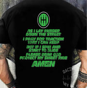 racing prayer t-shirt