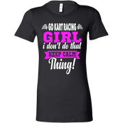 go kart racing girl t-shirts