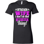 dirt track racing wife t-shirts
