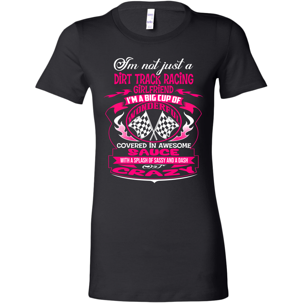 dirt track racing girlfriend t-shirts