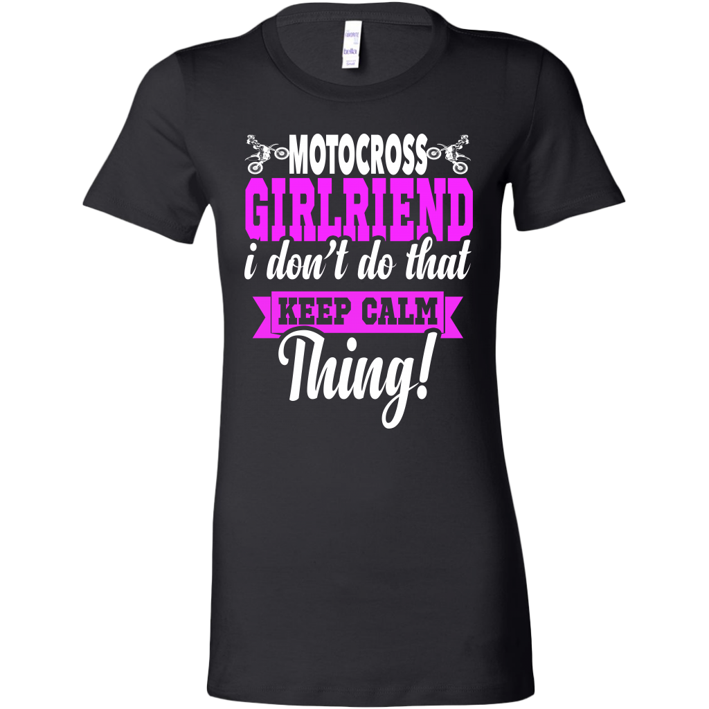 motocross girlfriend t-shirts