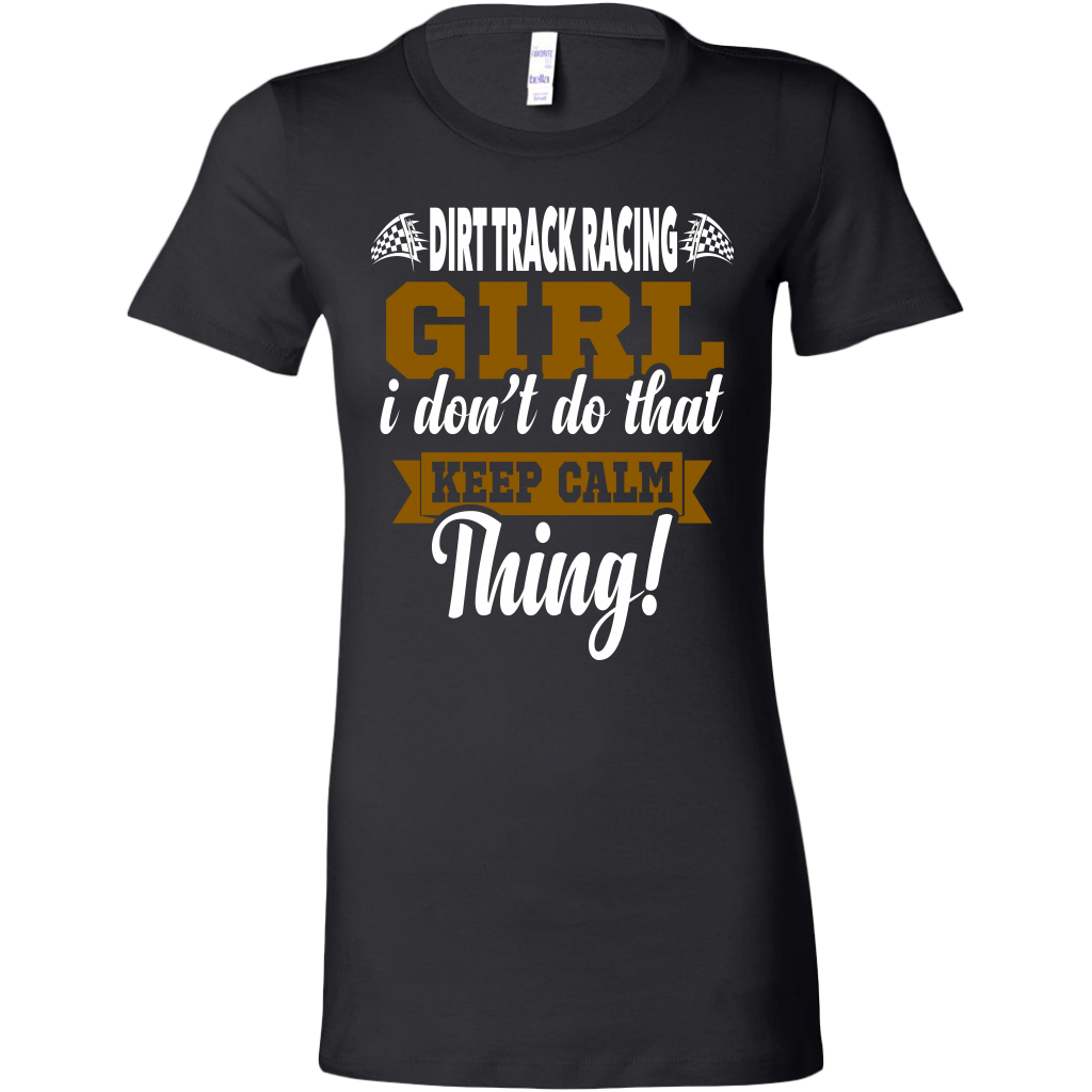 dirt track racing girl t-shirts
