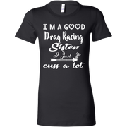 drag racing women's t-shirts