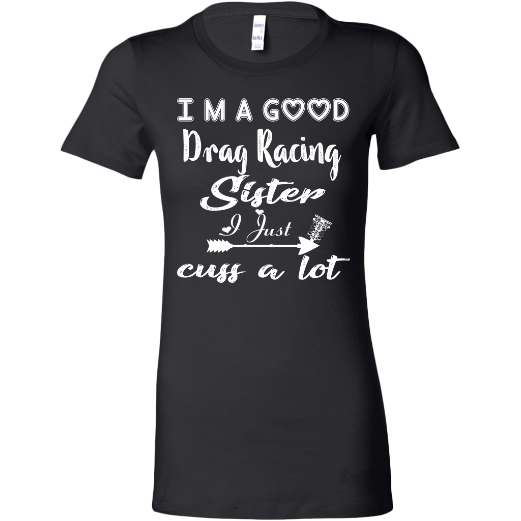 drag racing women's t-shirts