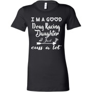 drag racing women's t-shirts