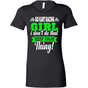 go kart racing girl t-shirts