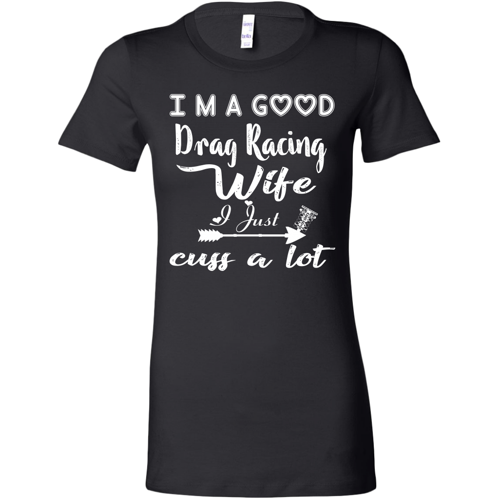 drag racing women's t-shirts