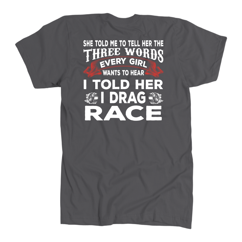 drag racing men's t-shirts