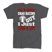 drag racing men's t-shirts