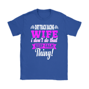 dirt track racing wife t-shirts