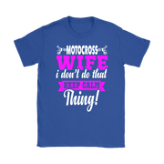 motocross wife t-shirts