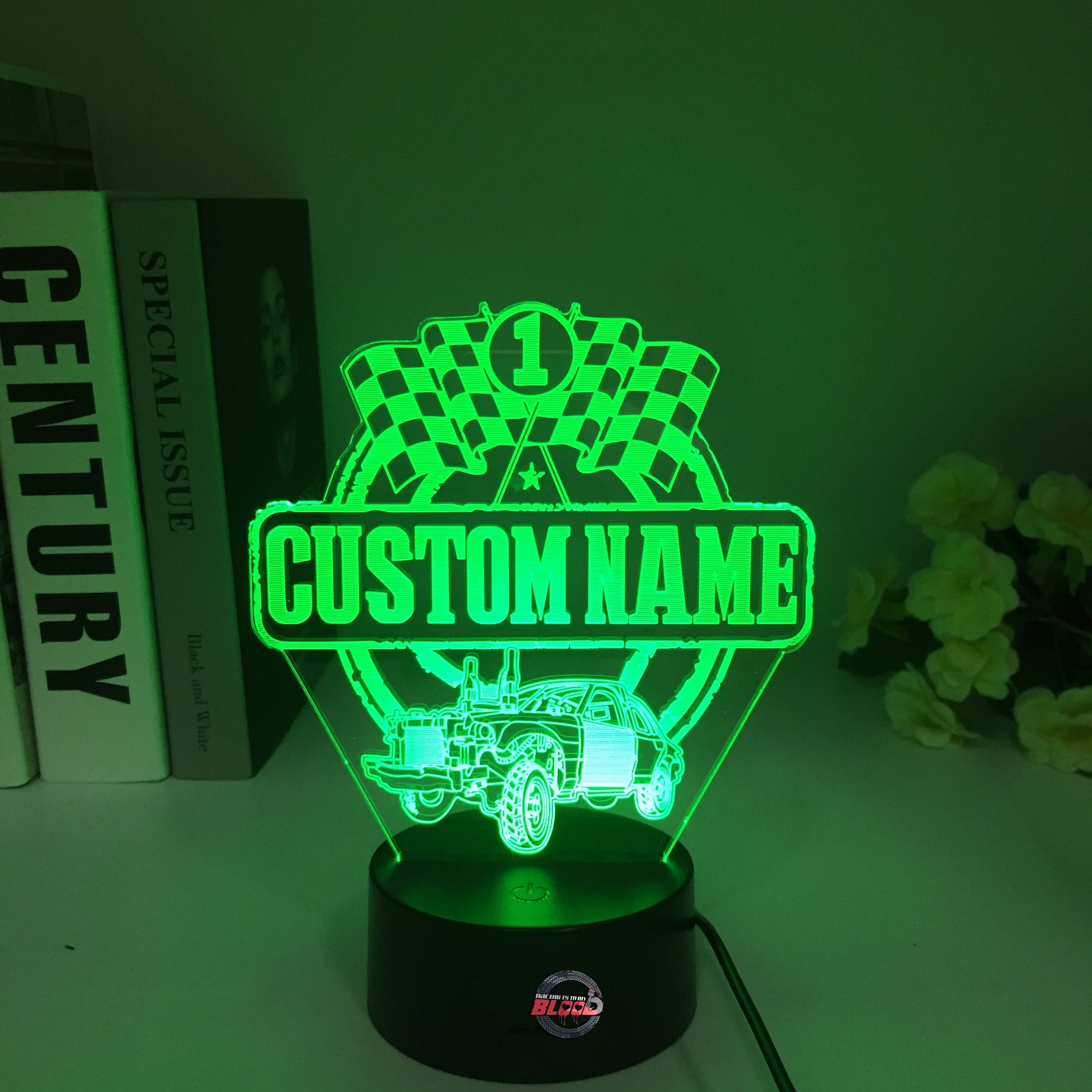 Custom Demolition Derby Car 3D Led Lamp