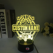 Custom Demolition Derby Car 3D Led Lamp