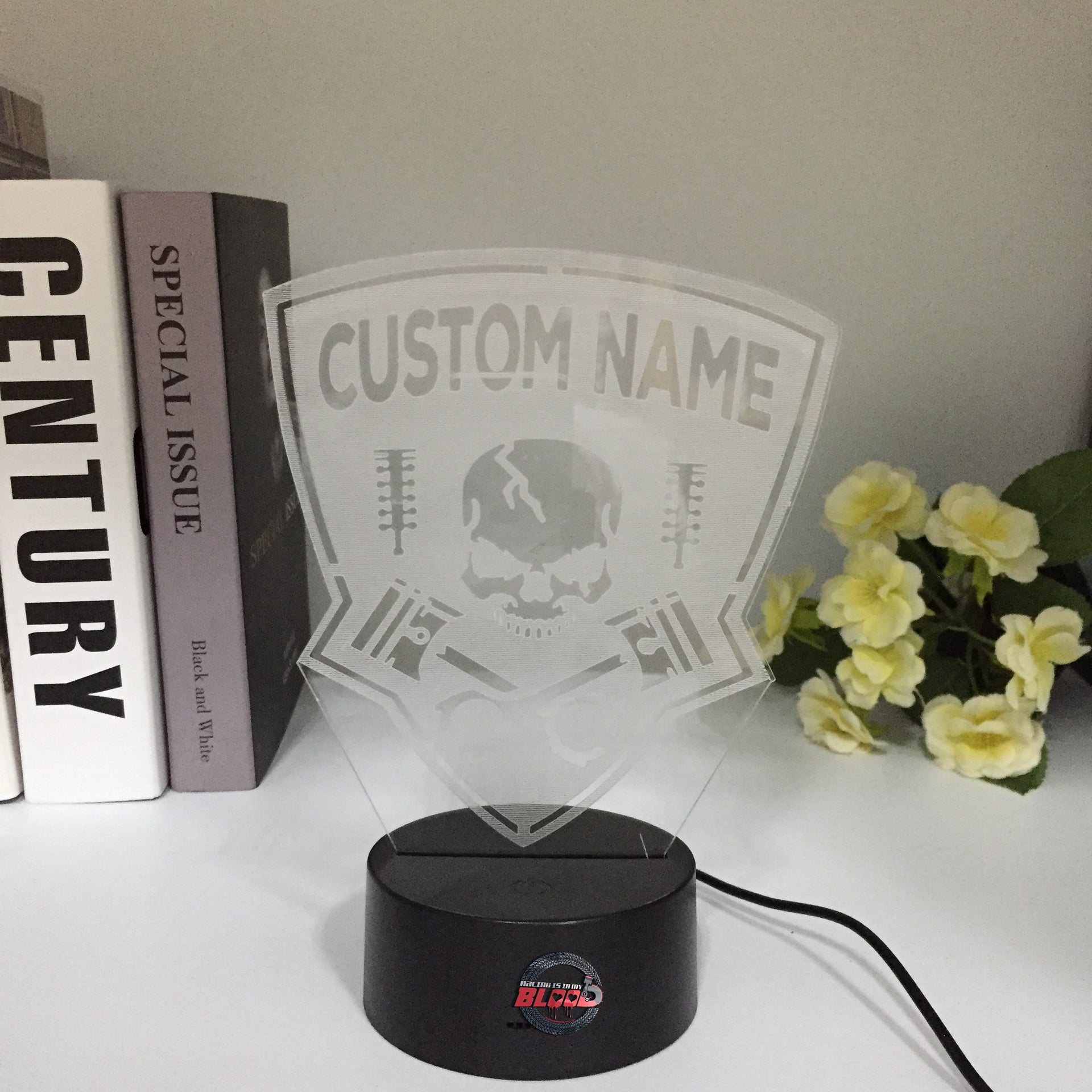 Custom Drag Racing 3D Led Lamp