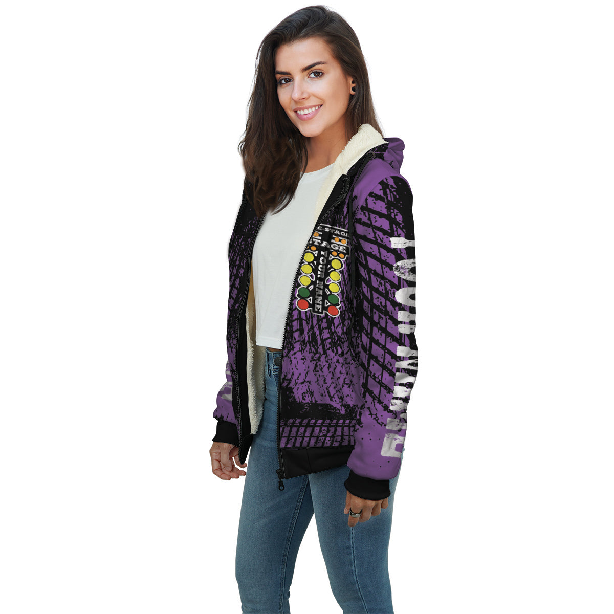 Drag Racing Sherpa Jacket