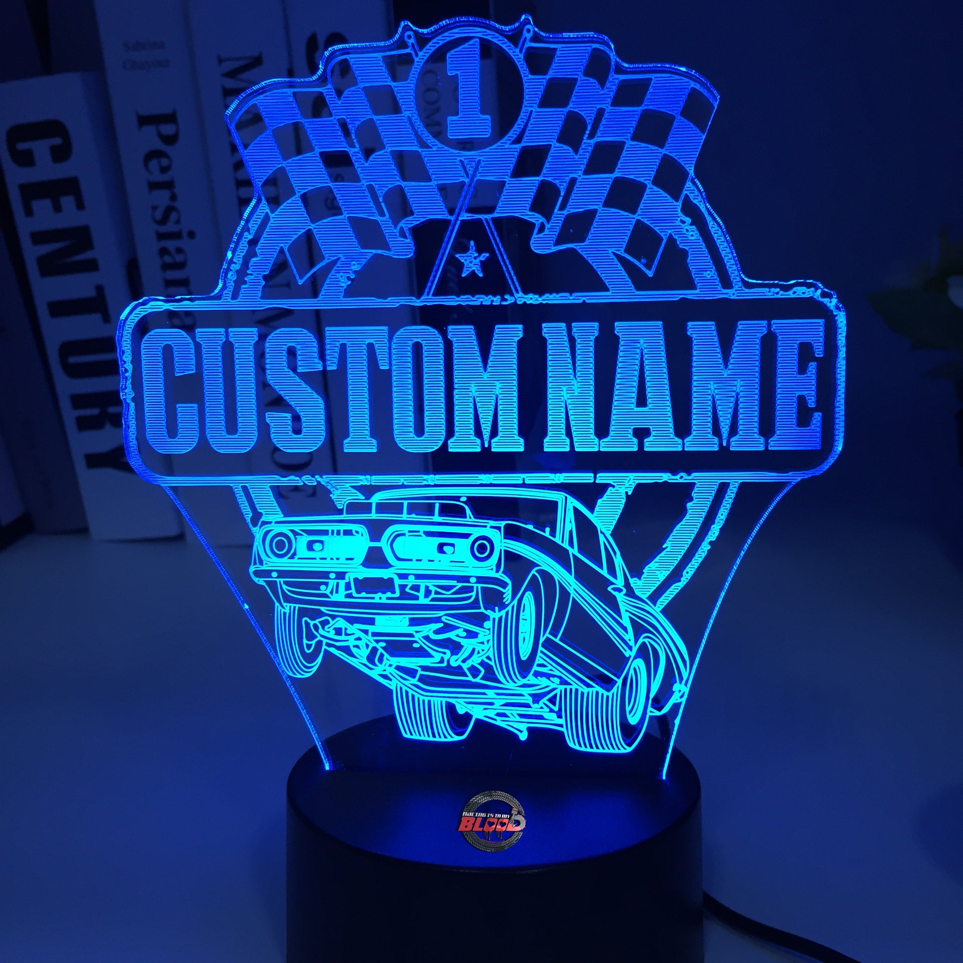 Custom Drag Racing Superstock 3D Led Lamp