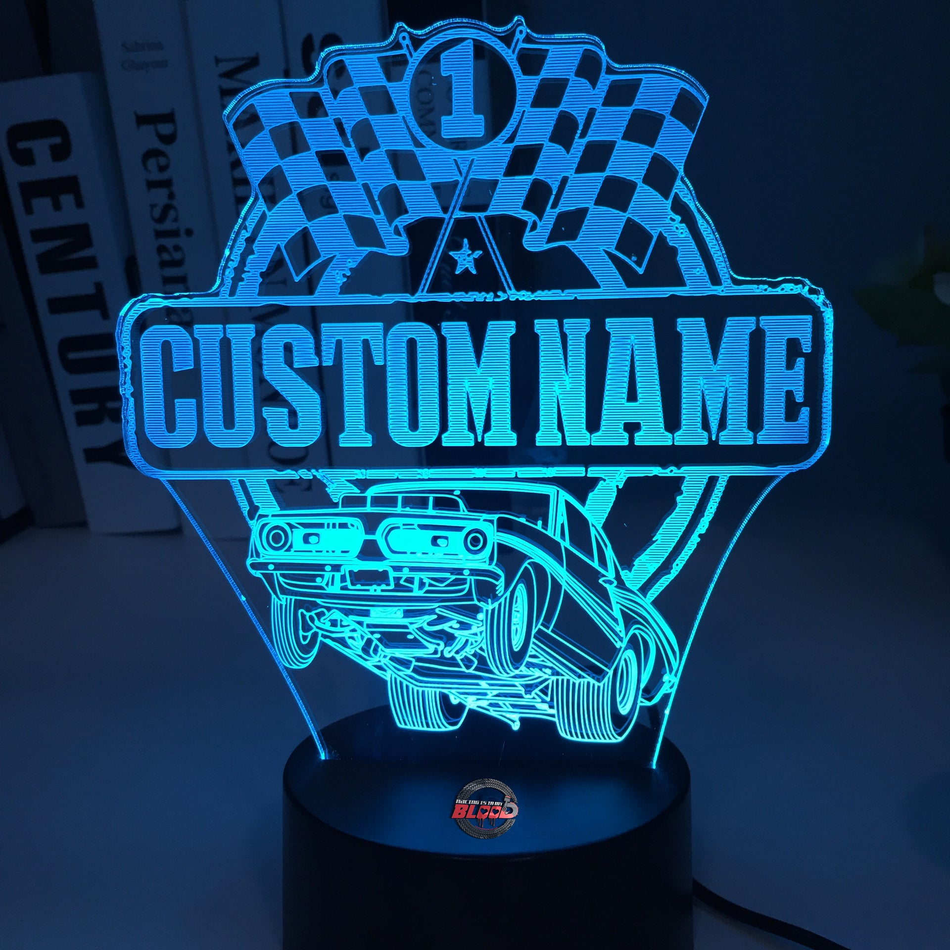 Custom Drag Racing Superstock 3D Led Lamp